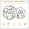Cowboy Baby Shower Decorations Supplies, 96PCS Western Baby Shower Plates